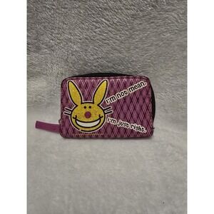 Vintage Y2K Jim Benton It's Happy Bunny "I'm Not Mean. I'm Just Right." Wallet